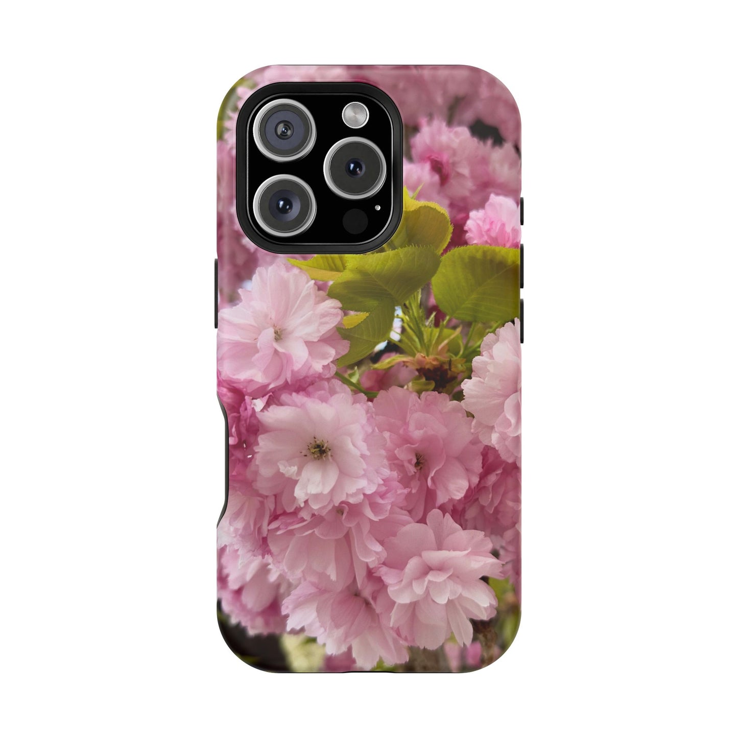 Cherry Blossoms Magnetic Floral Phone Cases, Impact-Resistant Phone Covers, Pink Cherry Blossom Cases, Unique Tech Accessories, Cute Gift for Her