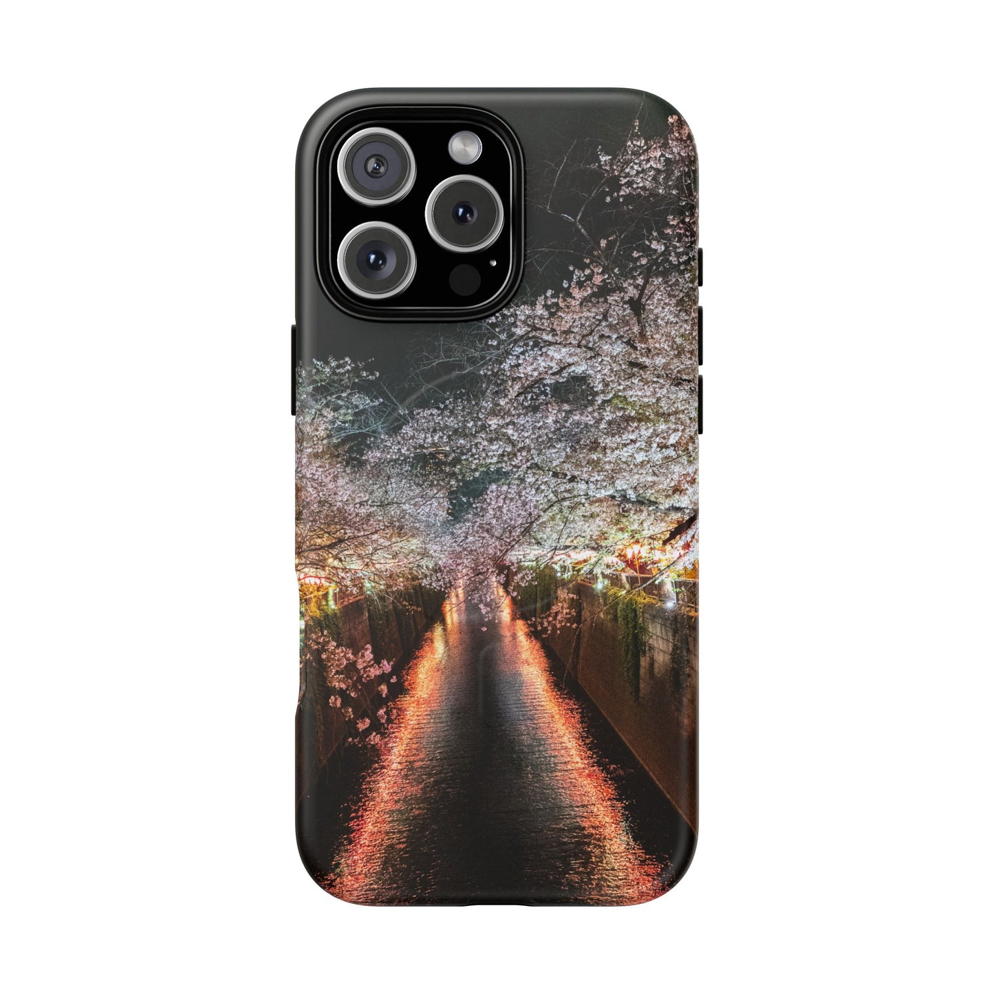 Cherry Blossom Nakameguro Tokyo Tough Magnetic Phone Case - Nature Photography Art Print Protective Cover
