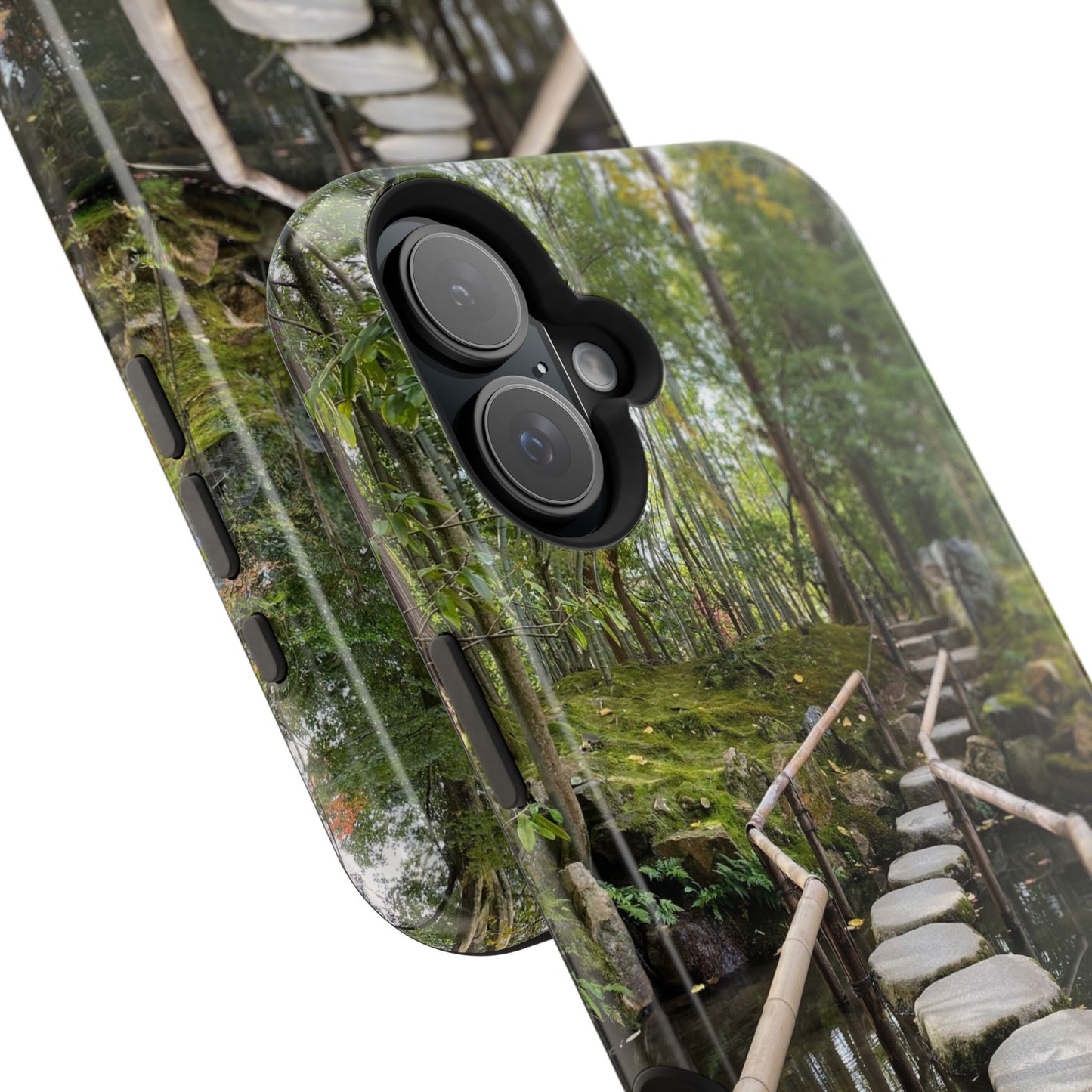 Nanzen-Ji Kyoto Stone Stepping Stones Impact-Resistant Phone Cases with Nature Design, Eco-Friendly Gift, Travel Accessories, Hiking Gear, Unique Phone Cover
