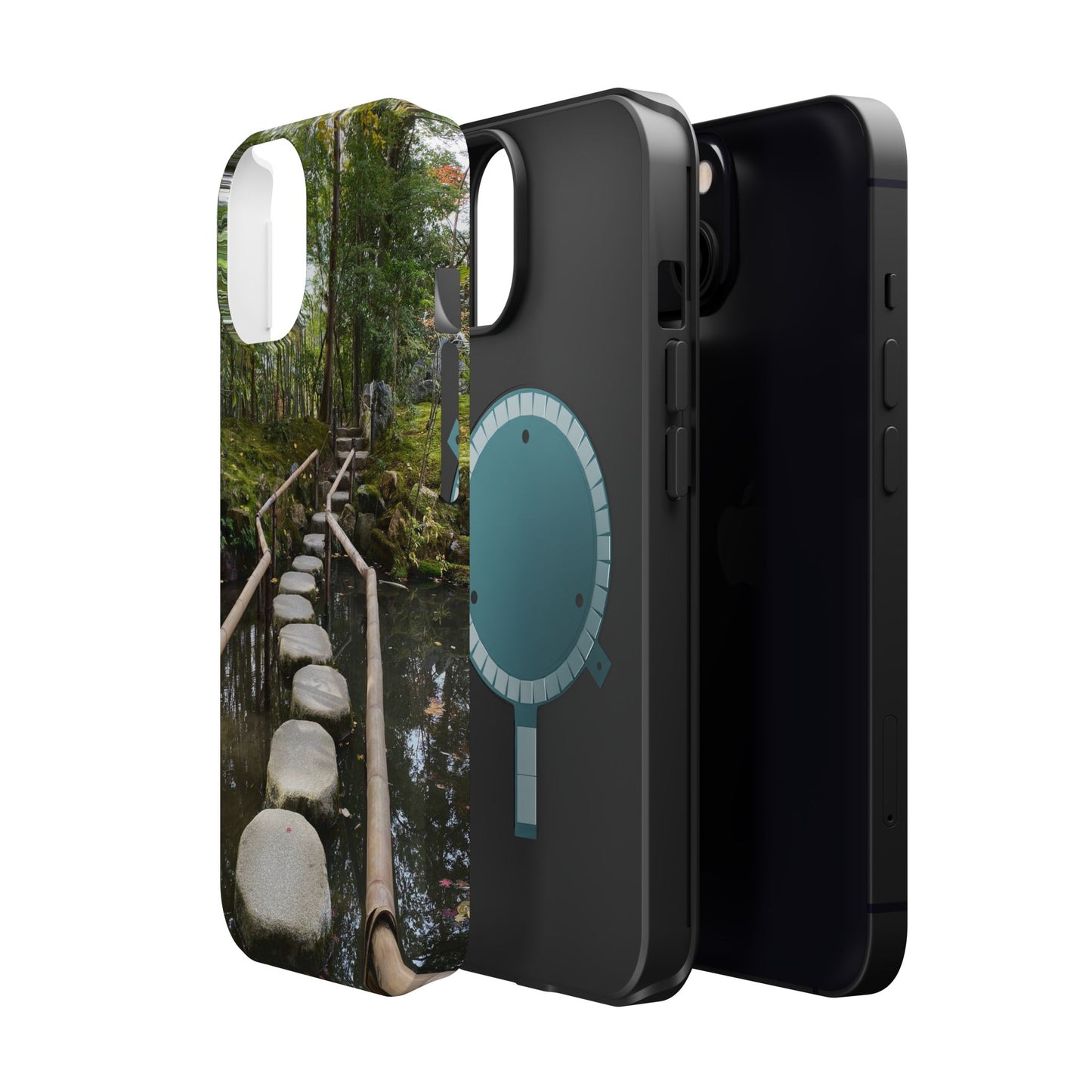 Nanzen-Ji Kyoto Stone Stepping Stones Impact-Resistant Phone Cases with Nature Design, Eco-Friendly Gift, Travel Accessories, Hiking Gear, Unique Phone Cover