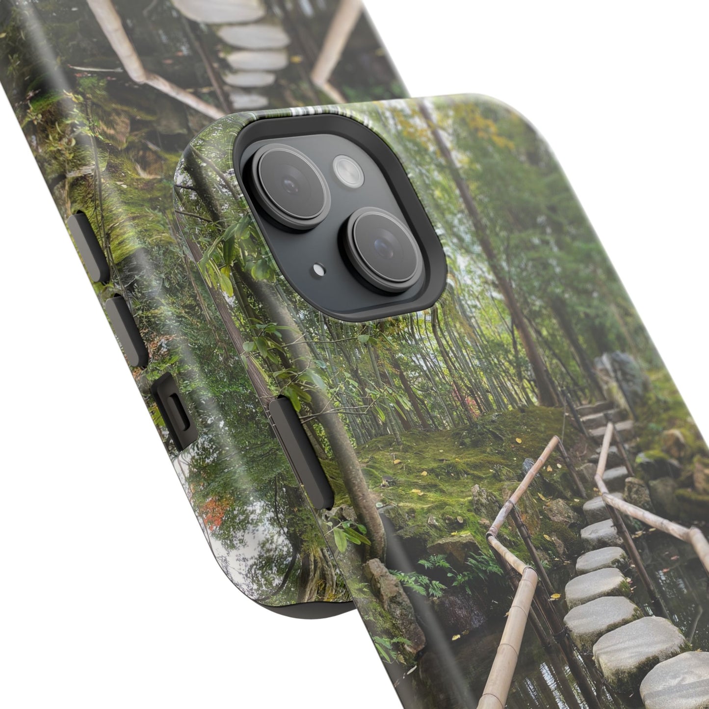 Nanzen-Ji Kyoto Stone Stepping Stones Impact-Resistant Phone Cases with Nature Design, Eco-Friendly Gift, Travel Accessories, Hiking Gear, Unique Phone Cover