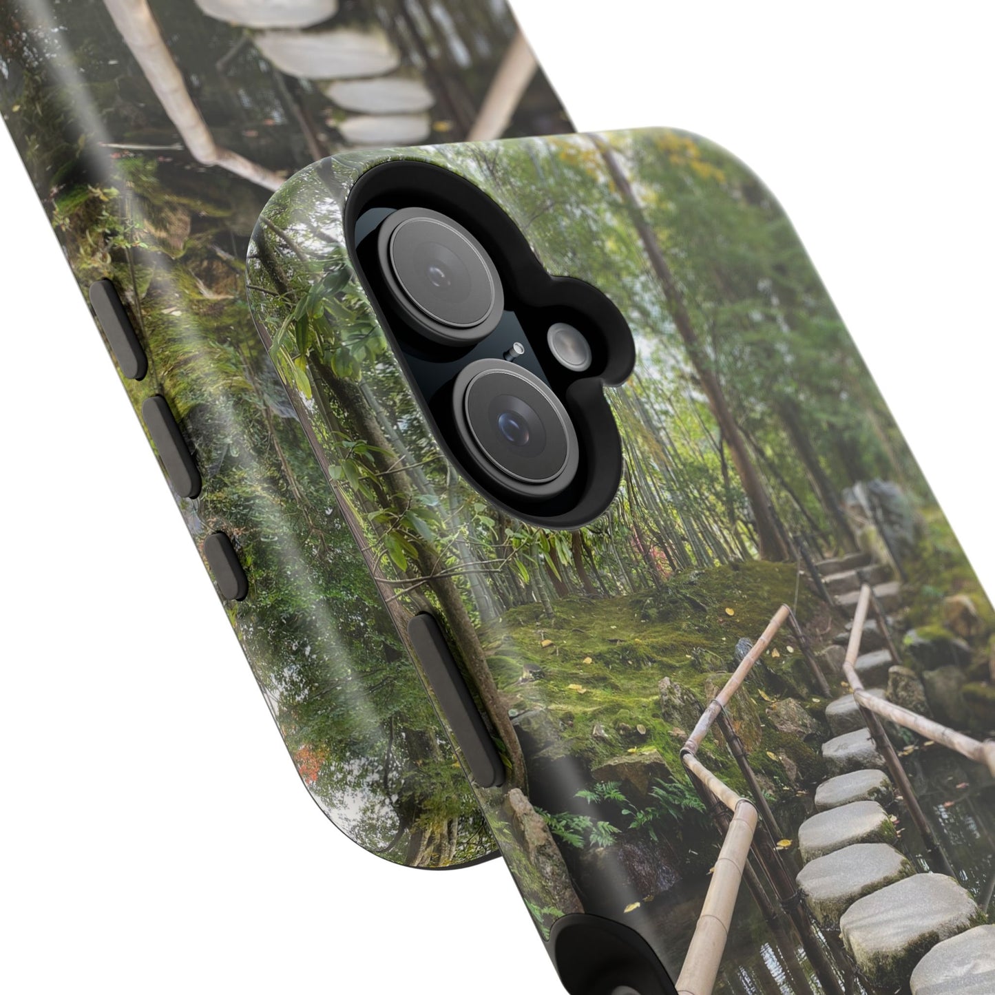 Nanzen-Ji Kyoto Stone Stepping Stones Impact-Resistant Phone Cases with Nature Design, Eco-Friendly Gift, Travel Accessories, Hiking Gear, Unique Phone Cover