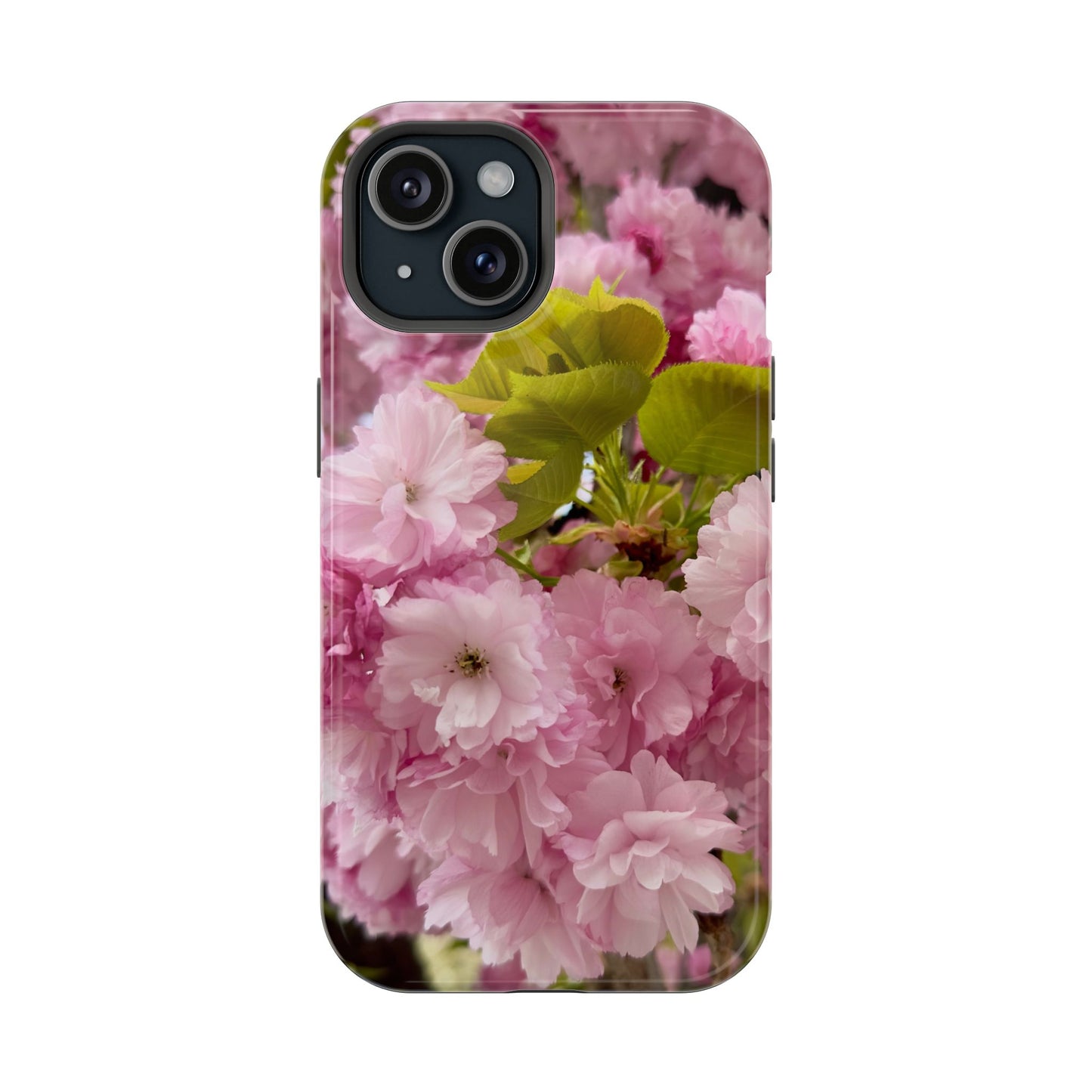 Cherry Blossoms Magnetic Floral Phone Cases, Impact-Resistant Phone Covers, Pink Cherry Blossom Cases, Unique Tech Accessories, Cute Gift for Her