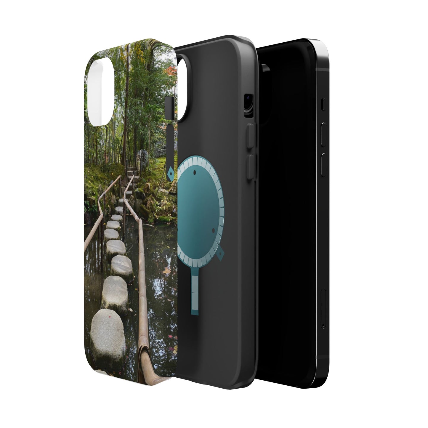 Nanzen-Ji Kyoto Stone Stepping Stones Impact-Resistant Phone Cases with Nature Design, Eco-Friendly Gift, Travel Accessories, Hiking Gear, Unique Phone Cover