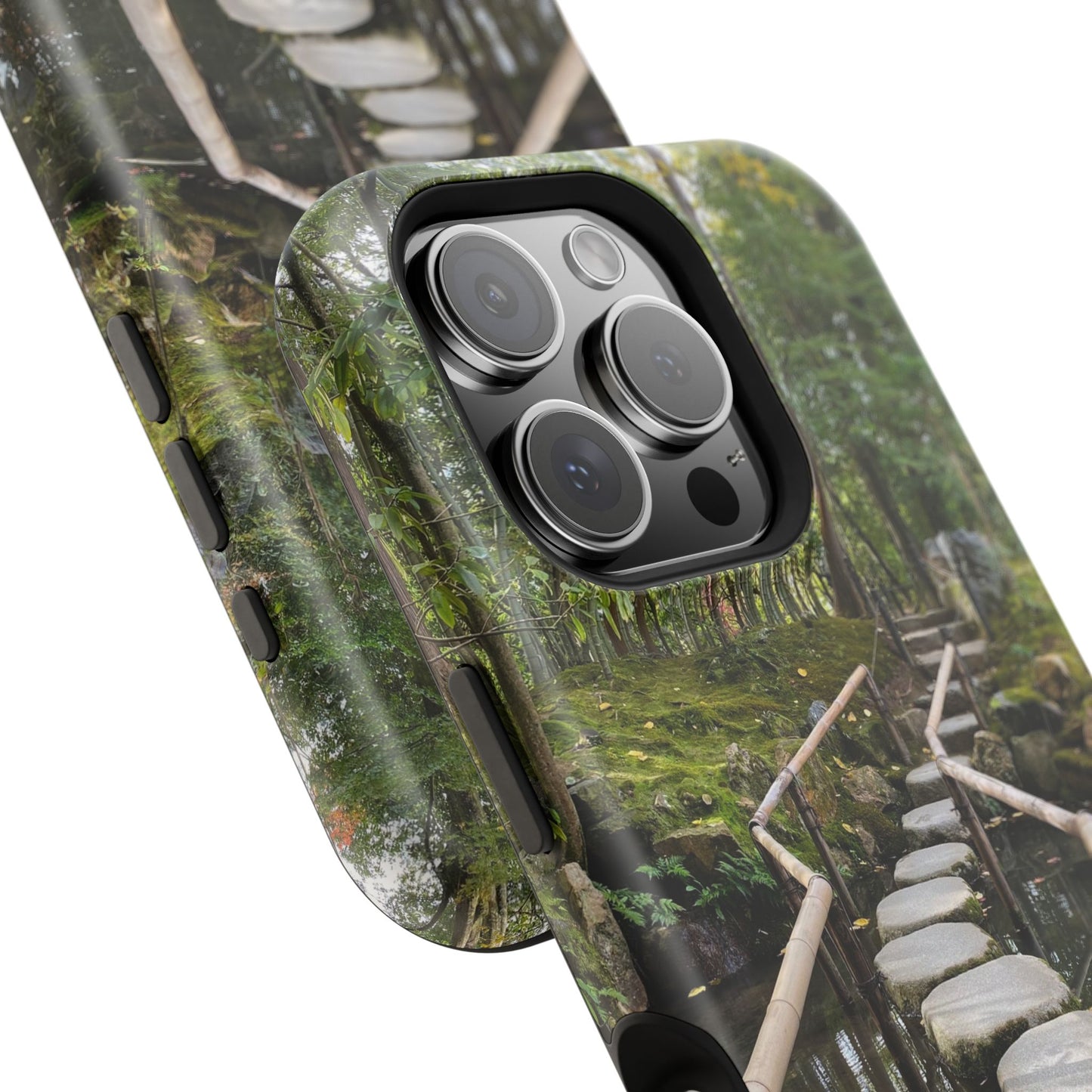 Nanzen-Ji Kyoto Stone Stepping Stones Impact-Resistant Phone Cases with Nature Design, Eco-Friendly Gift, Travel Accessories, Hiking Gear, Unique Phone Cover
