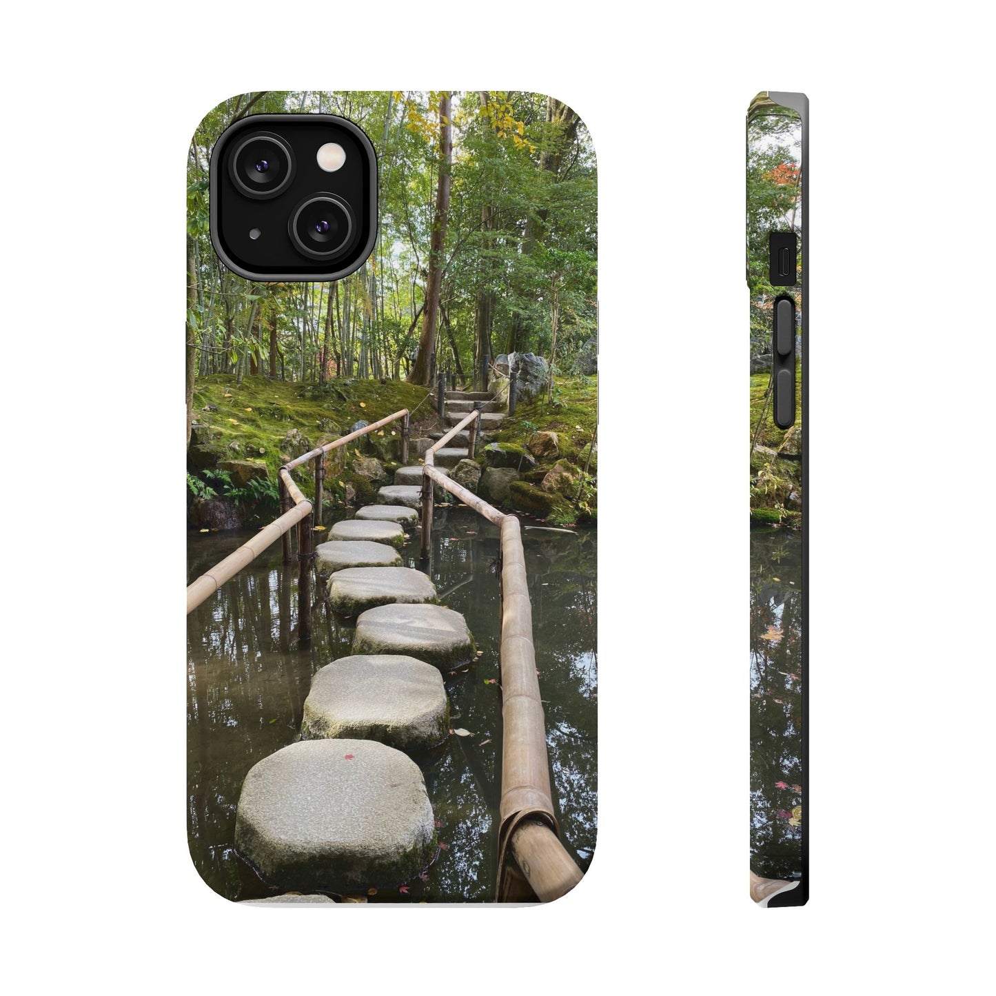 Nanzen-Ji Kyoto Stone Stepping Stones Impact-Resistant Phone Cases with Nature Design, Eco-Friendly Gift, Travel Accessories, Hiking Gear, Unique Phone Cover