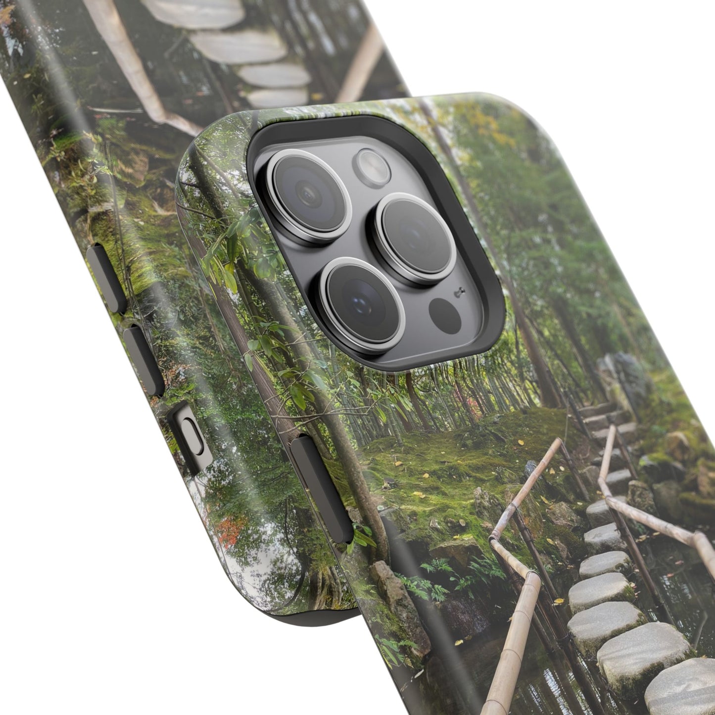 Nanzen-Ji Kyoto Stone Stepping Stones Impact-Resistant Phone Cases with Nature Design, Eco-Friendly Gift, Travel Accessories, Hiking Gear, Unique Phone Cover