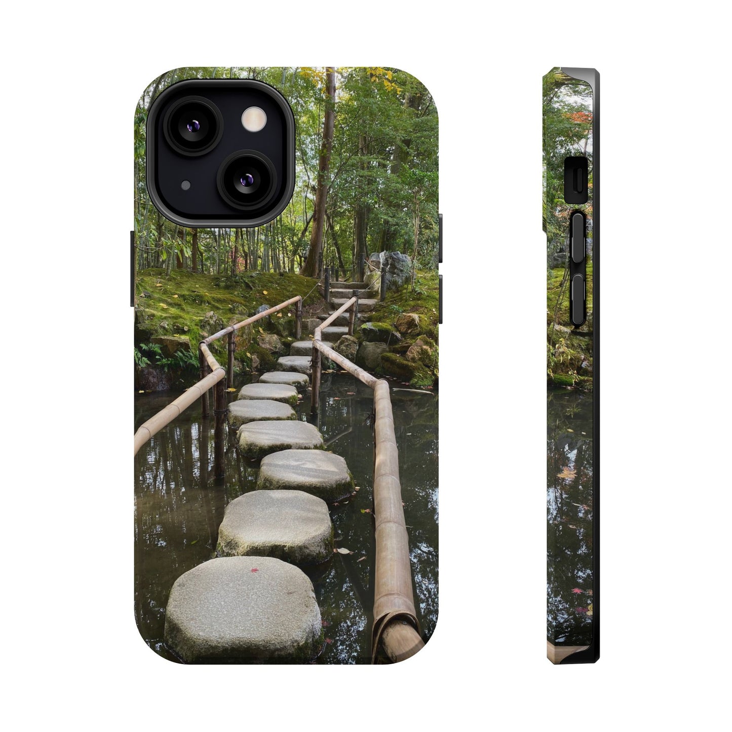 Nanzen-Ji Kyoto Stone Stepping Stones Impact-Resistant Phone Cases with Nature Design, Eco-Friendly Gift, Travel Accessories, Hiking Gear, Unique Phone Cover