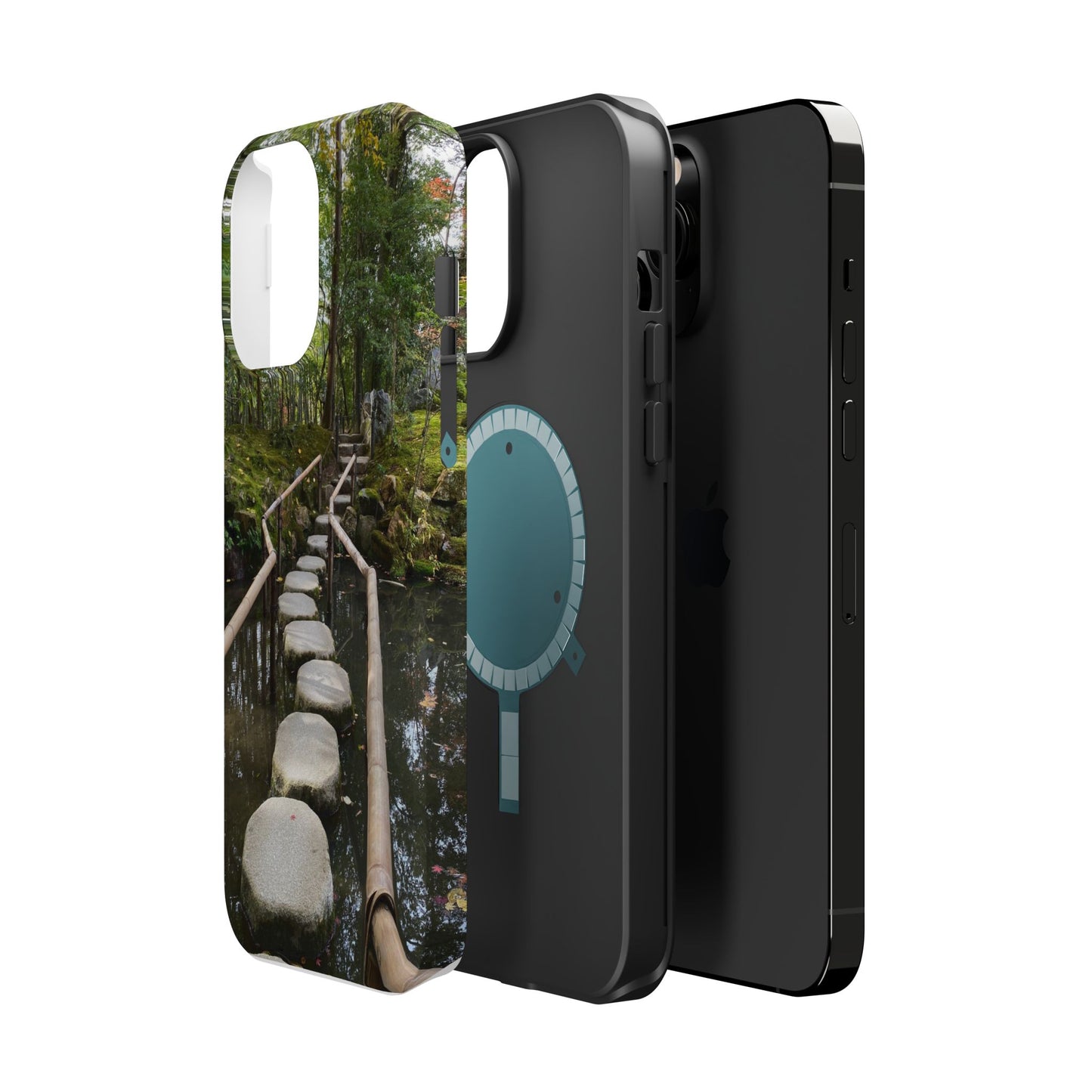 Nanzen-Ji Kyoto Stone Stepping Stones Impact-Resistant Phone Cases with Nature Design, Eco-Friendly Gift, Travel Accessories, Hiking Gear, Unique Phone Cover