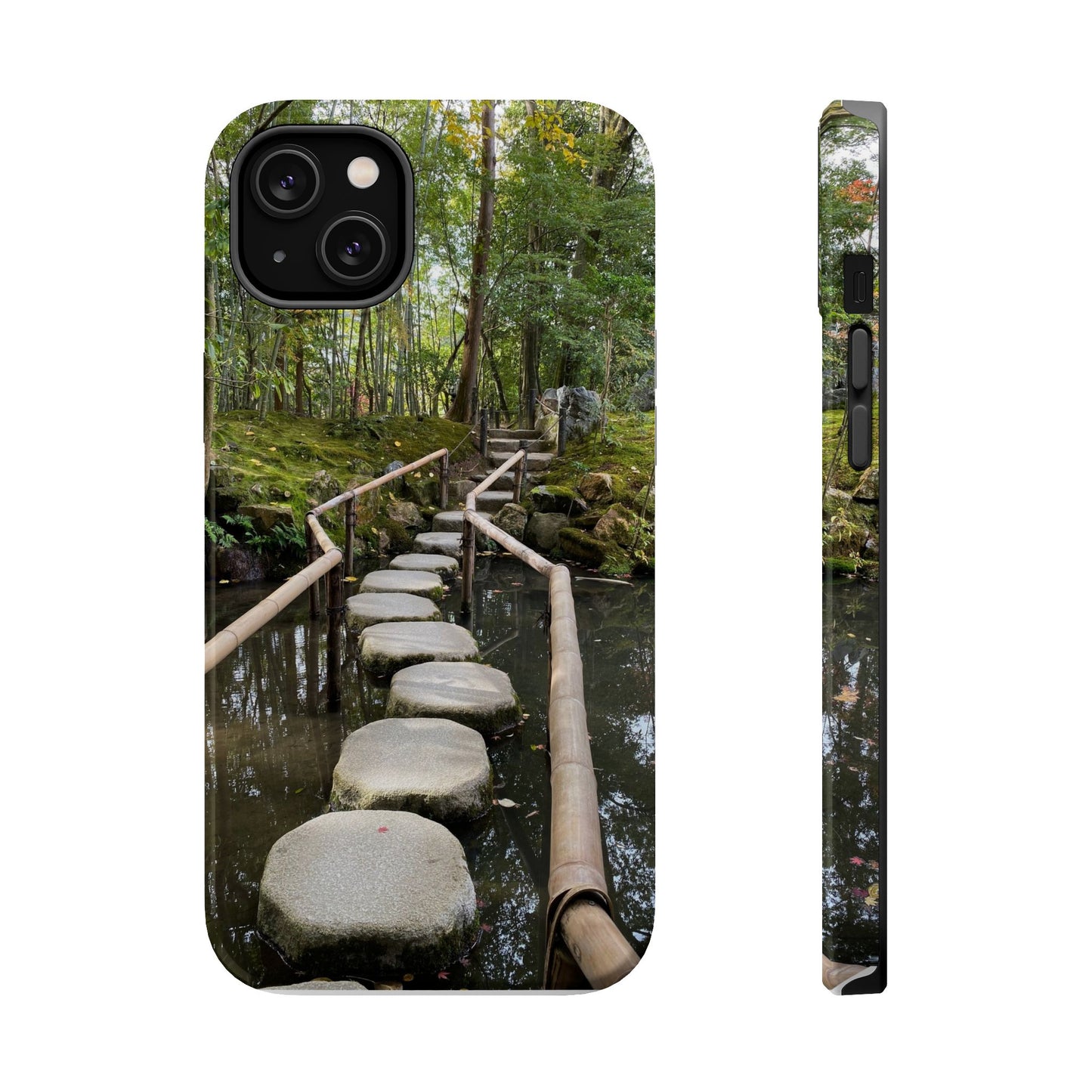 Nanzen-Ji Kyoto Stone Stepping Stones Impact-Resistant Phone Cases with Nature Design, Eco-Friendly Gift, Travel Accessories, Hiking Gear, Unique Phone Cover