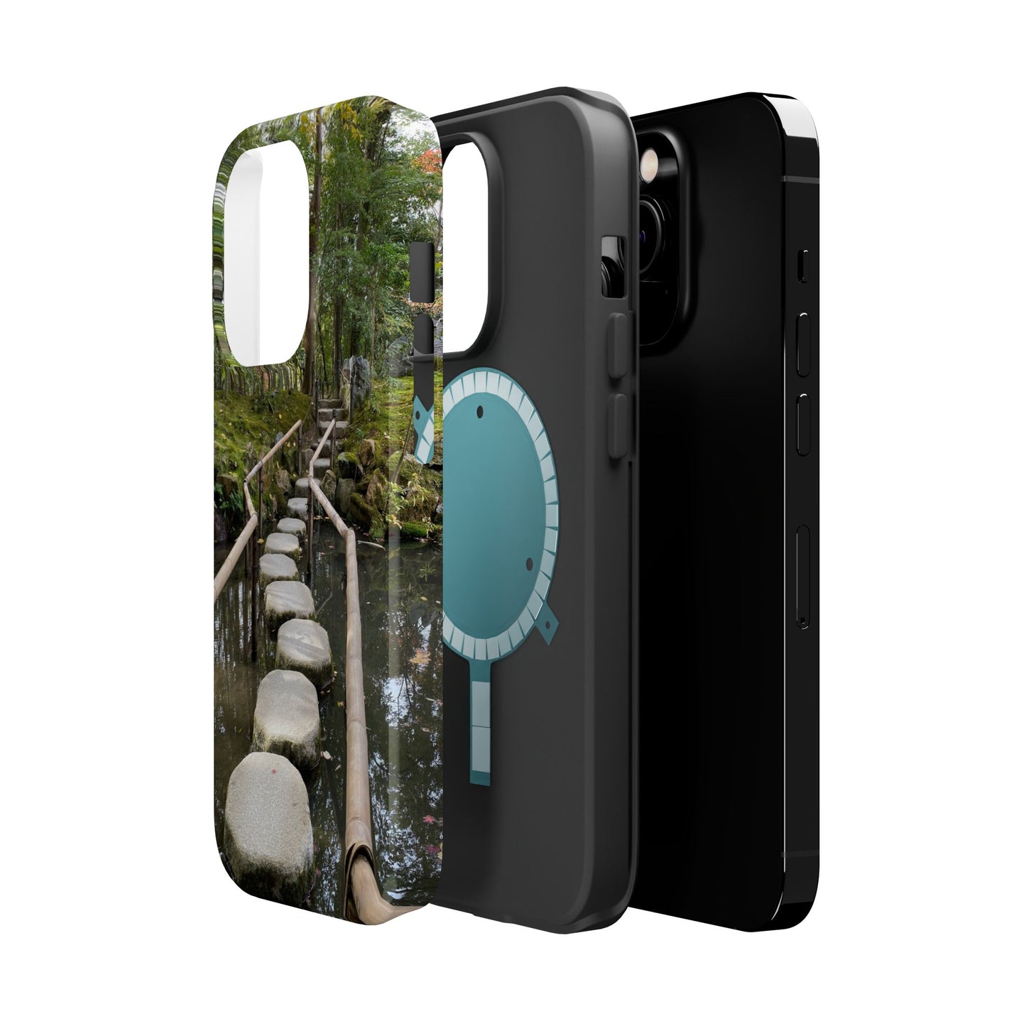 Nanzen-Ji Kyoto Stone Stepping Stones Impact-Resistant Phone Cases with Nature Design, Eco-Friendly Gift, Travel Accessories, Hiking Gear, Unique Phone Cover