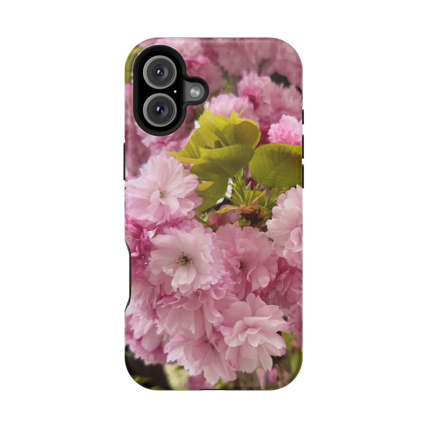 Cherry Blossoms Magnetic Floral Phone Cases, Impact-Resistant Phone Covers, Pink Cherry Blossom Cases, Unique Tech Accessories, Cute Gift for Her