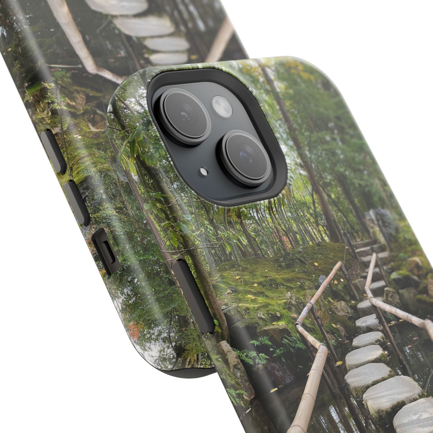 Nanzen-Ji Kyoto Stone Stepping Stones Impact-Resistant Phone Cases with Nature Design, Eco-Friendly Gift, Travel Accessories, Hiking Gear, Unique Phone Cover