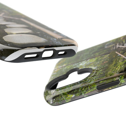 Nanzen-Ji Kyoto Stone Stepping Stones Impact-Resistant Phone Cases with Nature Design, Eco-Friendly Gift, Travel Accessories, Hiking Gear, Unique Phone Cover