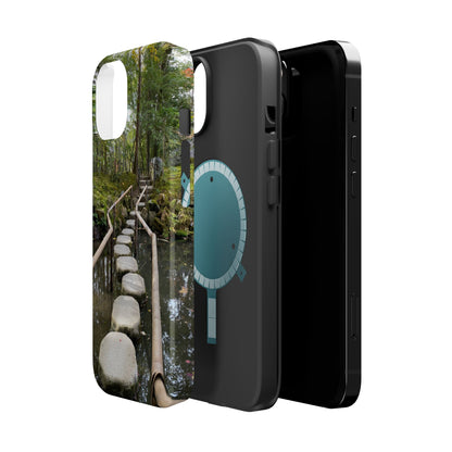 Nanzen-Ji Kyoto Stone Stepping Stones Impact-Resistant Phone Cases with Nature Design, Eco-Friendly Gift, Travel Accessories, Hiking Gear, Unique Phone Cover