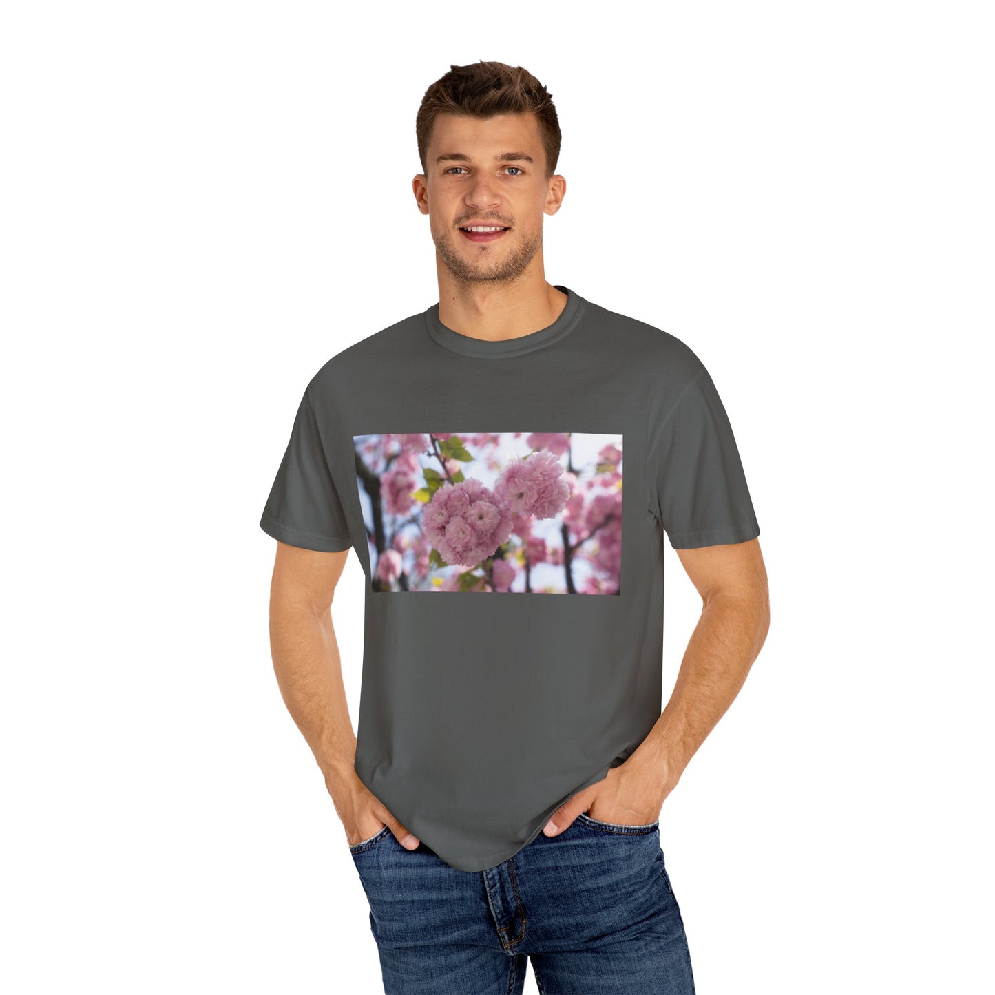 Cherry Blossom Unisex T-shirt, Floral Tee, Spring Fashion, Nature Lover Gift, Casual Wear, Eco-Friendly Style