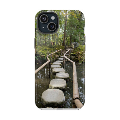 Nanzen-Ji Kyoto Stone Stepping Stones Impact-Resistant Phone Cases with Nature Design, Eco-Friendly Gift, Travel Accessories, Hiking Gear, Unique Phone Cover