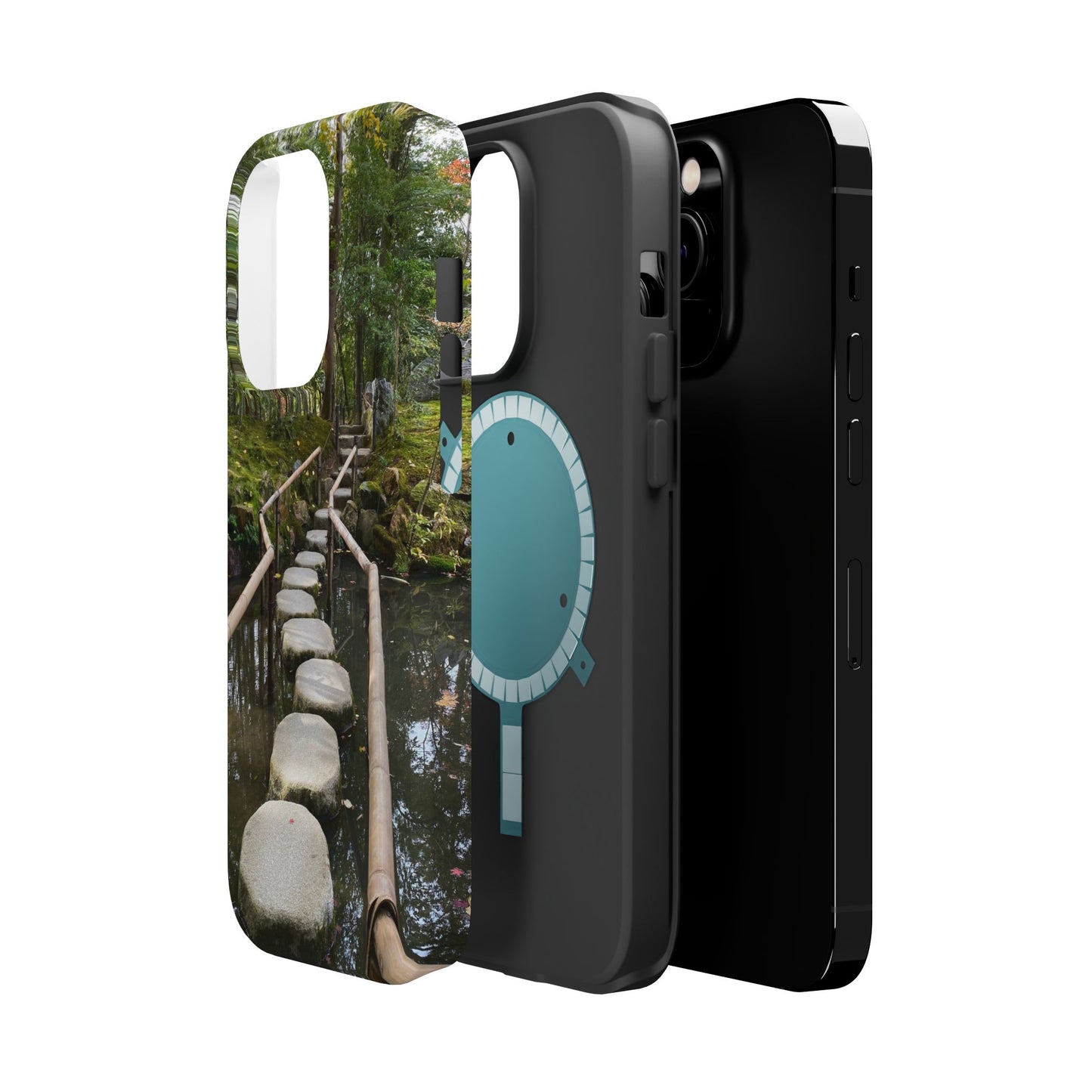 Nanzen-Ji Kyoto Stone Stepping Stones Impact-Resistant Phone Cases with Nature Design, Eco-Friendly Gift, Travel Accessories, Hiking Gear, Unique Phone Cover