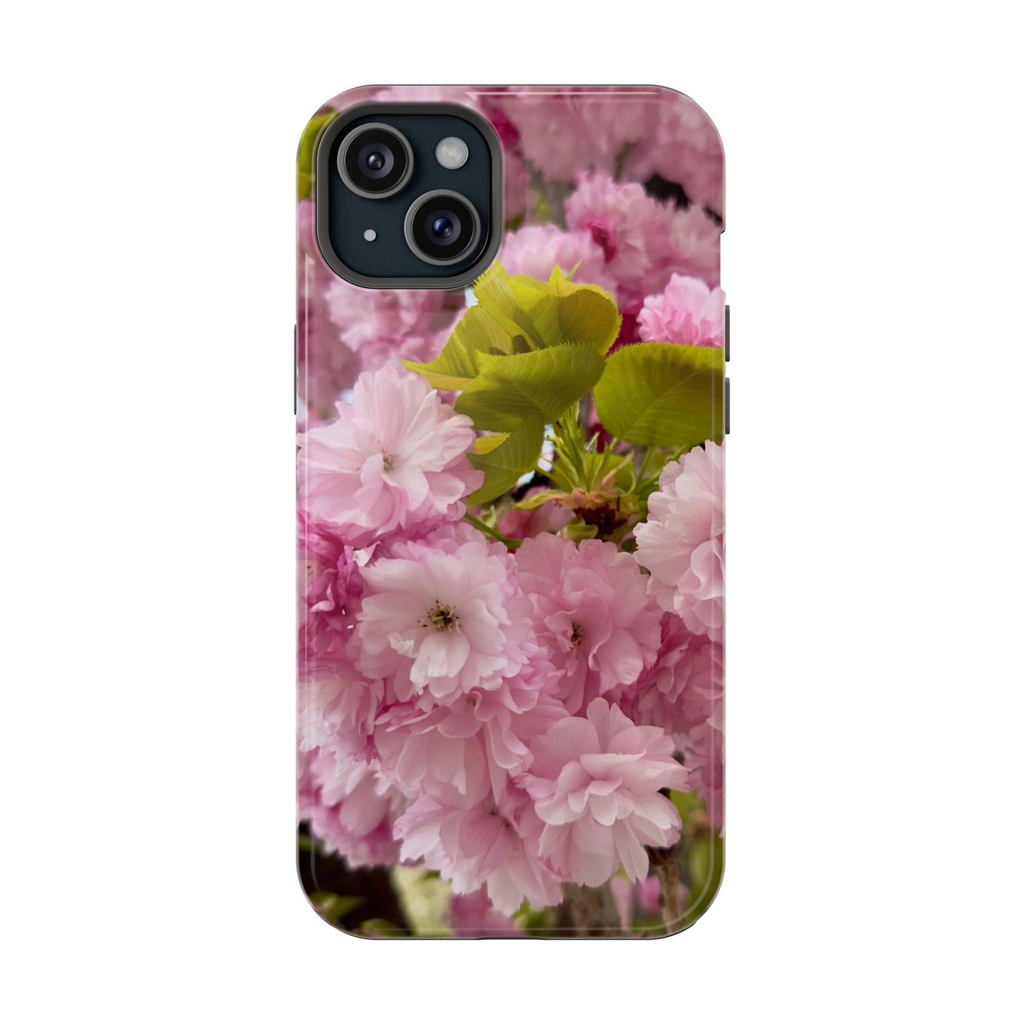 Cherry Blossoms Magnetic Floral Phone Cases, Impact-Resistant Phone Covers, Pink Cherry Blossom Cases, Unique Tech Accessories, Cute Gift for Her
