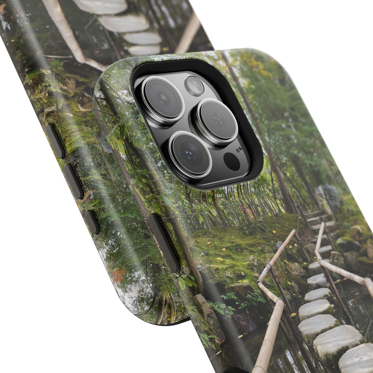 Nanzen-Ji Kyoto Stone Stepping Stones Impact-Resistant Phone Cases with Nature Design, Eco-Friendly Gift, Travel Accessories, Hiking Gear, Unique Phone Cover