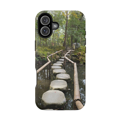 Nanzen-Ji Kyoto Stone Stepping Stones Impact-Resistant Phone Cases with Nature Design, Eco-Friendly Gift, Travel Accessories, Hiking Gear, Unique Phone Cover