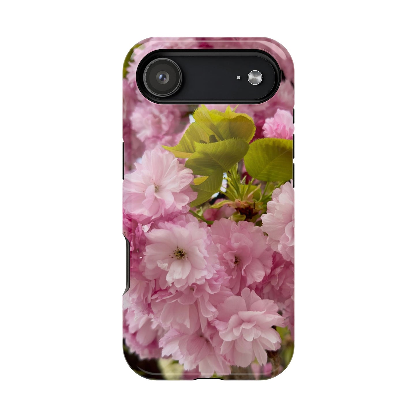 Cherry Blossoms Magnetic Floral Phone Cases, Impact-Resistant Phone Covers, Pink Cherry Blossom Cases, Unique Tech Accessories, Cute Gift for Her