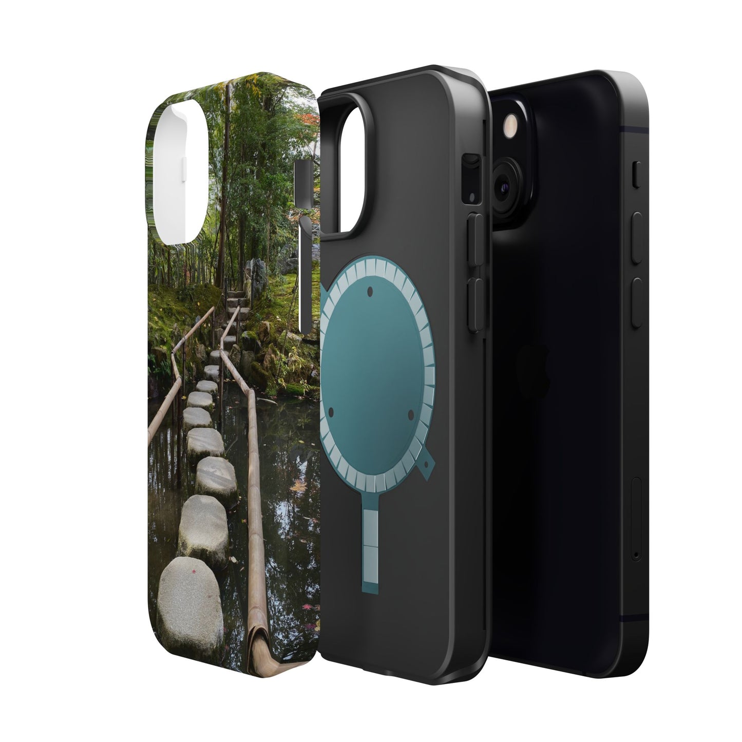 Nanzen-Ji Kyoto Stone Stepping Stones Impact-Resistant Phone Cases with Nature Design, Eco-Friendly Gift, Travel Accessories, Hiking Gear, Unique Phone Cover