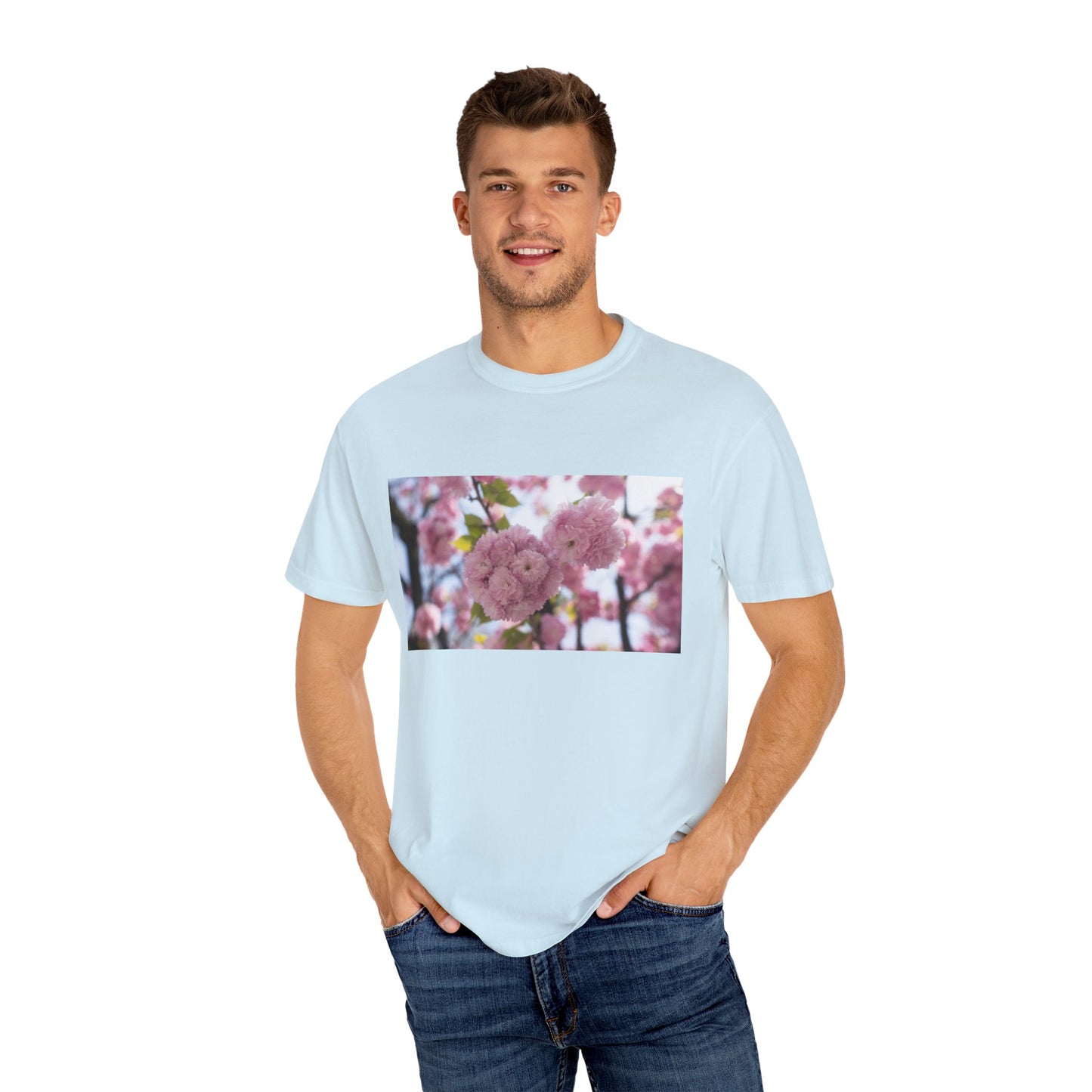 Cherry Blossom Unisex T-shirt, Floral Tee, Spring Fashion, Nature Lover Gift, Casual Wear, Eco-Friendly Style