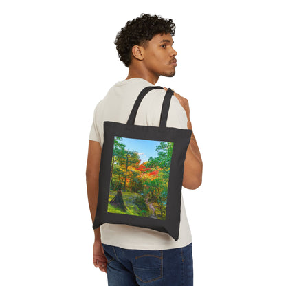 Ginkaku-ji Moss Garden Tote Bag — Kyoto Japan Travel Bag