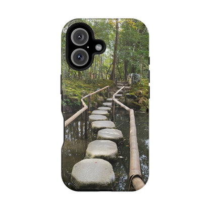 Nanzen-Ji Kyoto Stone Stepping Stones Impact-Resistant Phone Cases with Nature Design, Eco-Friendly Gift, Travel Accessories, Hiking Gear, Unique Phone Cover