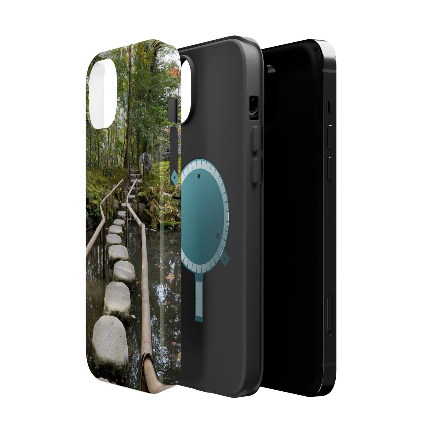 Nanzen-Ji Kyoto Stone Stepping Stones Impact-Resistant Phone Cases with Nature Design, Eco-Friendly Gift, Travel Accessories, Hiking Gear, Unique Phone Cover