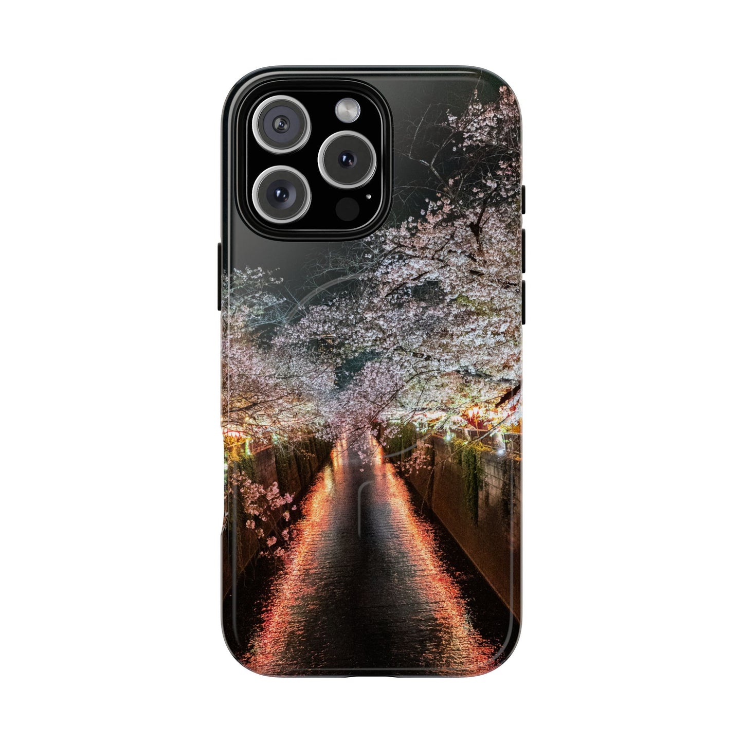 Cherry Blossom Nakameguro Tokyo Tough Magnetic Phone Case - Nature Photography Art Print Protective Cover