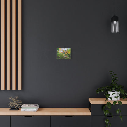 Nanzen-ji Moss Garden Autumn Canvas — Kyoto Maple Forest Zen Wall Art, Japan