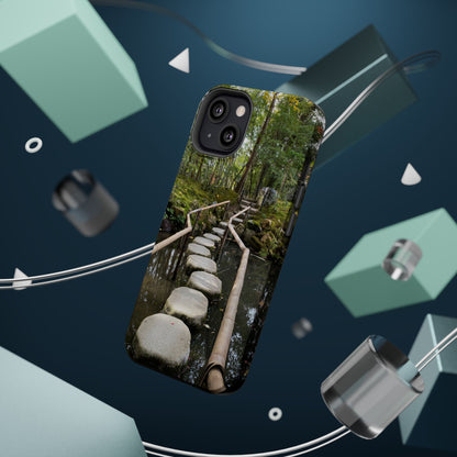 Nanzen-Ji Kyoto Stone Stepping Stones Impact-Resistant Phone Cases with Nature Design, Eco-Friendly Gift, Travel Accessories, Hiking Gear, Unique Phone Cover