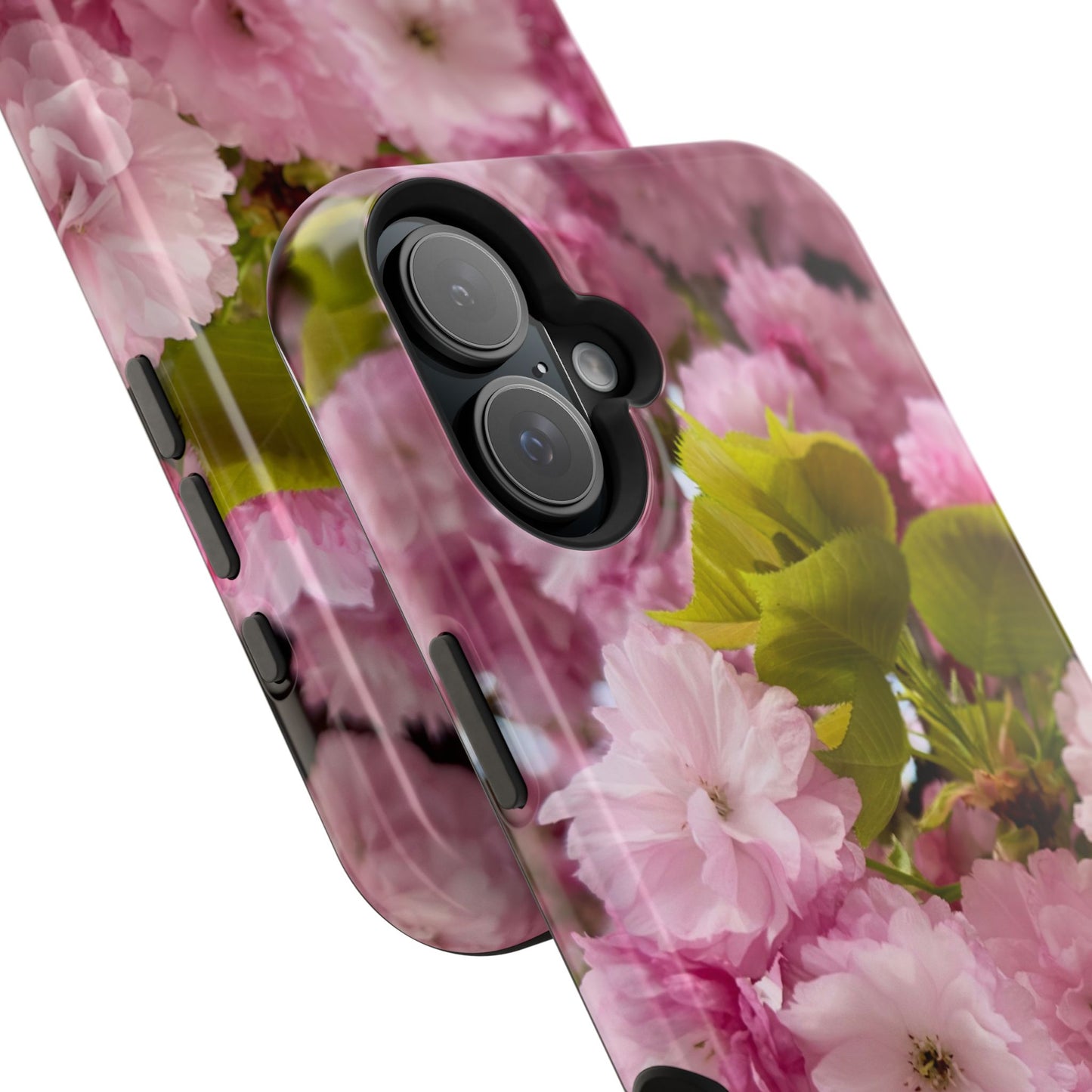 Cherry Blossoms Magnetic Floral Phone Cases, Impact-Resistant Phone Covers, Pink Cherry Blossom Cases, Unique Tech Accessories, Cute Gift for Her