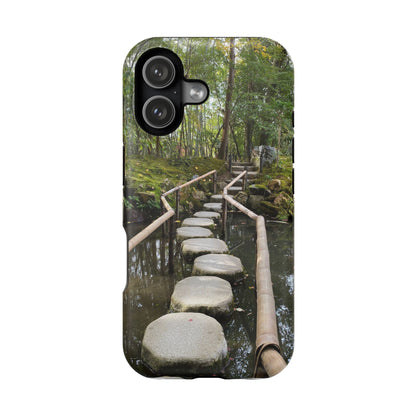 Nanzen-Ji Kyoto Stone Stepping Stones Impact-Resistant Phone Cases with Nature Design, Eco-Friendly Gift, Travel Accessories, Hiking Gear, Unique Phone Cover