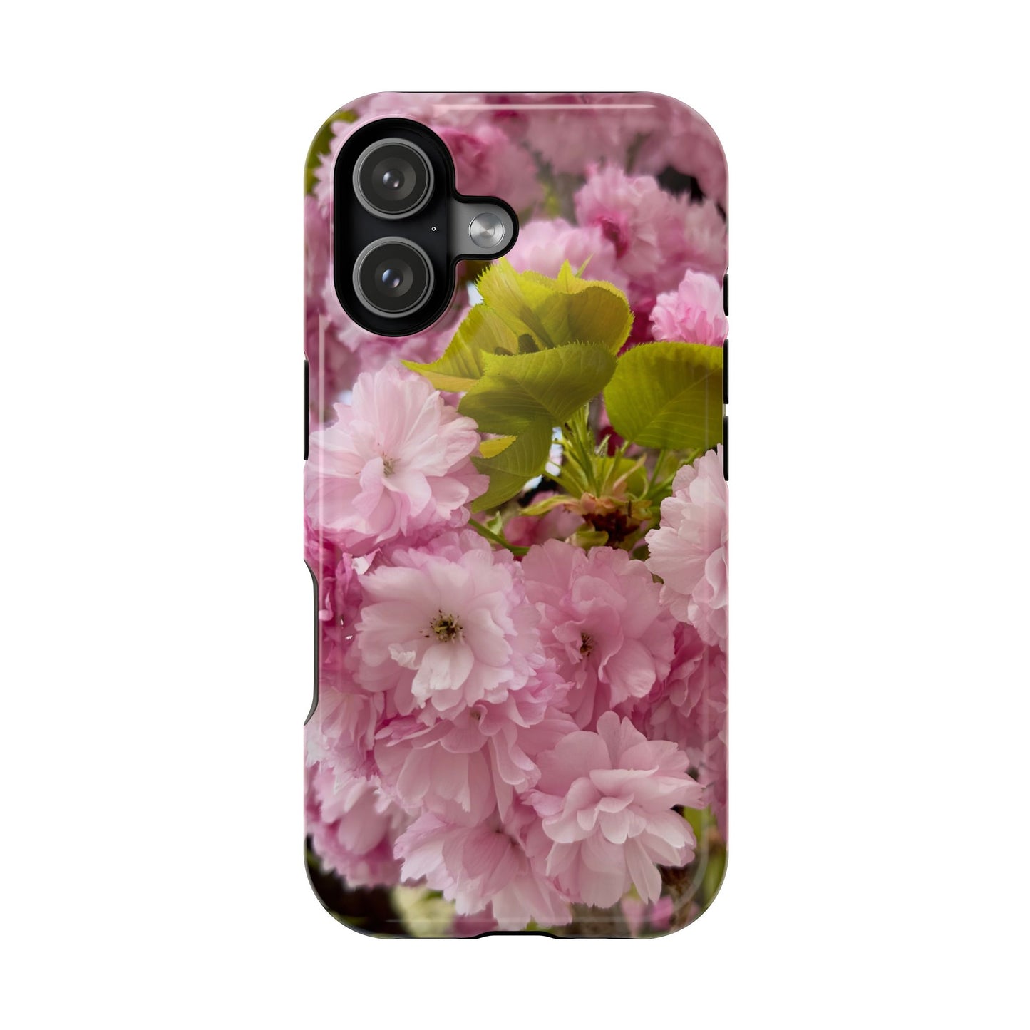 Cherry Blossoms Magnetic Floral Phone Cases, Impact-Resistant Phone Covers, Pink Cherry Blossom Cases, Unique Tech Accessories, Cute Gift for Her