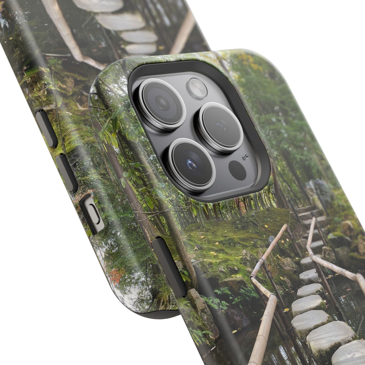 Nanzen-Ji Kyoto Stone Stepping Stones Impact-Resistant Phone Cases with Nature Design, Eco-Friendly Gift, Travel Accessories, Hiking Gear, Unique Phone Cover