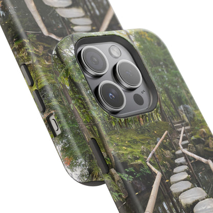 Nanzen-Ji Kyoto Stone Stepping Stones Impact-Resistant Phone Cases with Nature Design, Eco-Friendly Gift, Travel Accessories, Hiking Gear, Unique Phone Cover