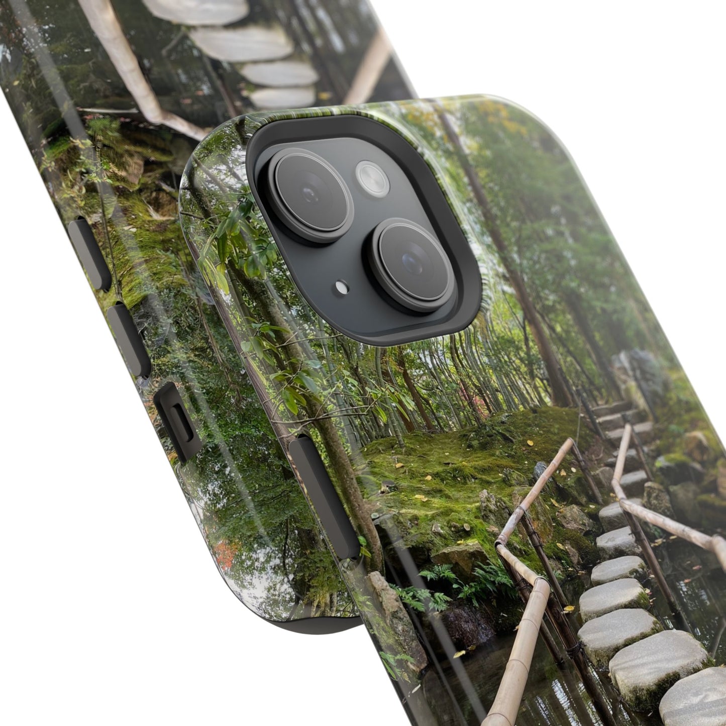 Nanzen-Ji Kyoto Stone Stepping Stones Impact-Resistant Phone Cases with Nature Design, Eco-Friendly Gift, Travel Accessories, Hiking Gear, Unique Phone Cover