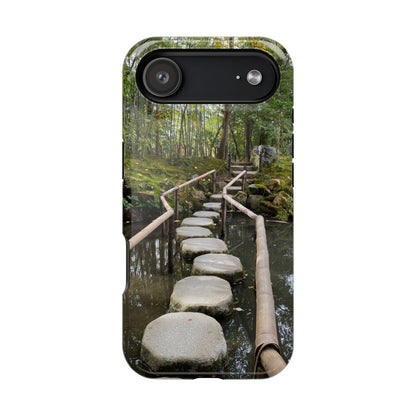 Nanzen-Ji Kyoto Stone Stepping Stones Impact-Resistant Phone Cases with Nature Design, Eco-Friendly Gift, Travel Accessories, Hiking Gear, Unique Phone Cover
