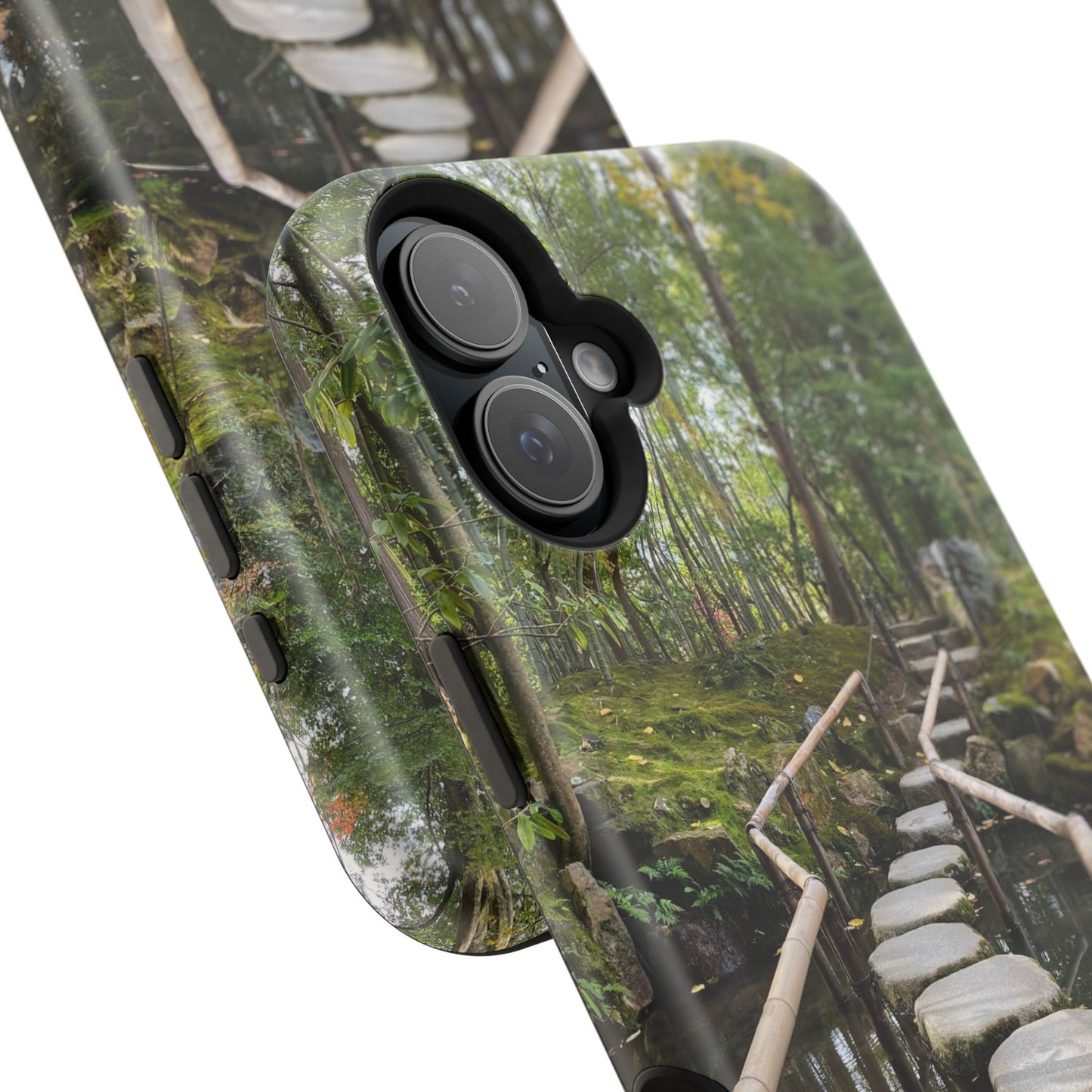 Nanzen-Ji Kyoto Stone Stepping Stones Impact-Resistant Phone Cases with Nature Design, Eco-Friendly Gift, Travel Accessories, Hiking Gear, Unique Phone Cover