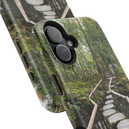 Nanzen-Ji Kyoto Stone Stepping Stones Impact-Resistant Phone Cases with Nature Design, Eco-Friendly Gift, Travel Accessories, Hiking Gear, Unique Phone Cover