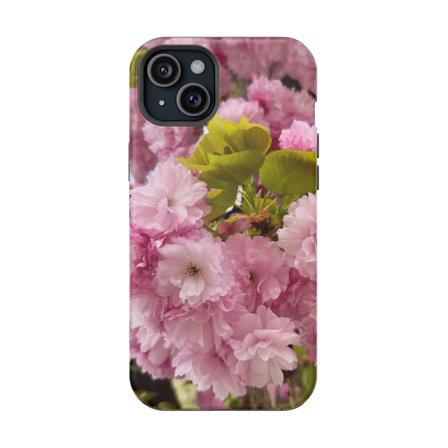 Cherry Blossoms Magnetic Floral Phone Cases, Impact-Resistant Phone Covers, Pink Cherry Blossom Cases, Unique Tech Accessories, Cute Gift for Her