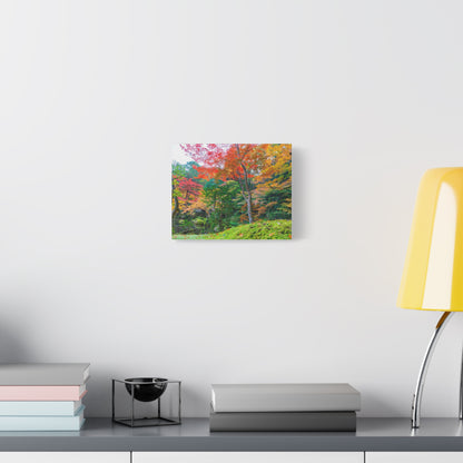 Nanzen-ji Garden Autumn Canvas — Kyoto Maple & Moss Zen Wall Art, Japan