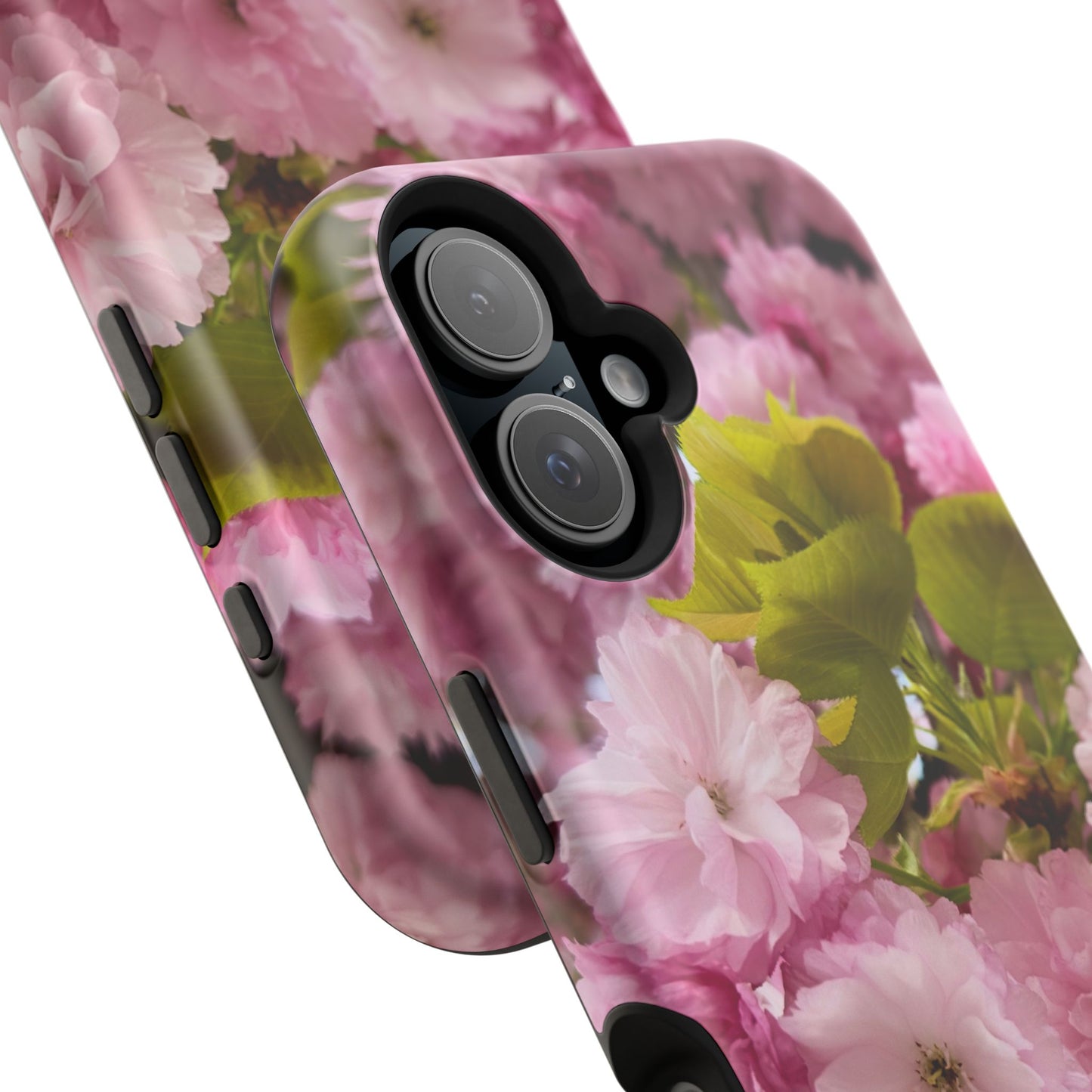 Cherry Blossoms Magnetic Floral Phone Cases, Impact-Resistant Phone Covers, Pink Cherry Blossom Cases, Unique Tech Accessories, Cute Gift for Her