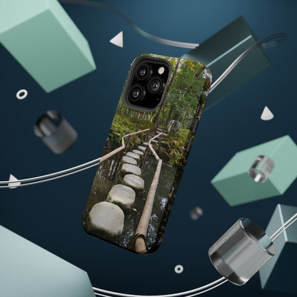 Nanzen-Ji Kyoto Stone Stepping Stones Impact-Resistant Phone Cases with Nature Design, Eco-Friendly Gift, Travel Accessories, Hiking Gear, Unique Phone Cover