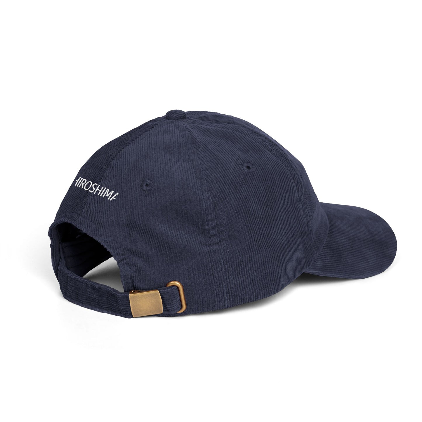 Hiroshima Kanji Corduroy Hat – 広島 Embroidered Japan City Cap