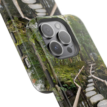 Nanzen-Ji Kyoto Stone Stepping Stones Impact-Resistant Phone Cases with Nature Design, Eco-Friendly Gift, Travel Accessories, Hiking Gear, Unique Phone Cover