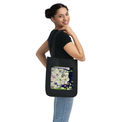 Cherry Blossoms Organic Canvas Tote Bag, Eco-Friendly Shopping Bag, Reusable Grocery Tote, Beach Bag, Gift for Nature Lovers